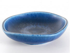 Scandinavian ceramics. Blue bowl. 