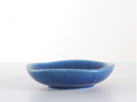 Scandinavian ceramics. Blue bowl. 