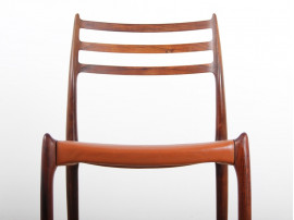 Set of 4 Scandinavian rosewood chairs. Model 78. 