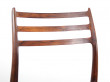 Set of 4 Scandinavian rosewood chairs. Model 78. 