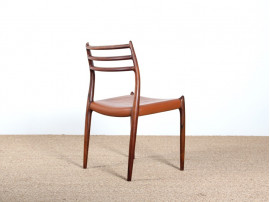 Set of 4 Scandinavian rosewood chairs. Model 78. 