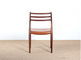 Set of 4 Scandinavian rosewood chairs. Model 78. 