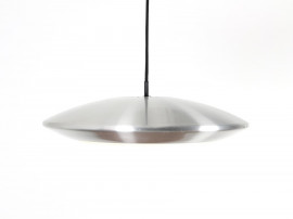 Scandinavian pendant lamp in stainless steel. Model Diskos. 