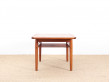  Table basse scandinave en teck.  