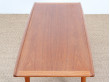  Table basse scandinave en teck.  