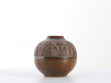 Scandinavian ceramics. Round vase