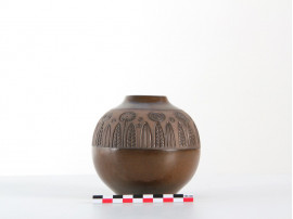 Scandinavian ceramics. Round vase