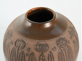 Scandinavian ceramics. Round vase