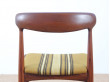 Set of 6 Scandinavian teak chairs