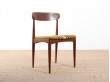 Set of 6 Scandinavian teak chairs