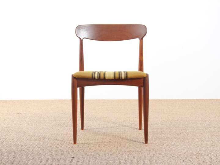 Set of 6 Scandinavian teak chairs