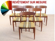 Set of 6 Scandinavian teak chairs