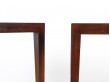 Pair of rosewood side tables