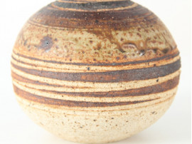 Stoneware round vase