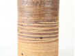 Vase long en céramique chamottée 