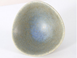 Scandinavian ceramics. Triangular bowl.