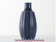 Scandinavian ceramics. Tall blue vase.