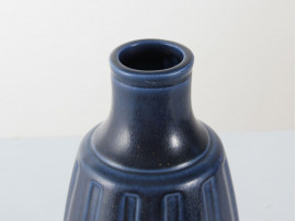 Céramique scandinave. Grand vase bleu.