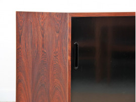 Rosewood sideboard with sliding doors