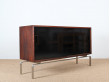 Rosewood sideboard with sliding doors