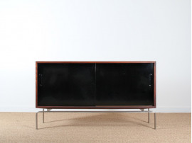 Rosewood sideboard with sliding doors