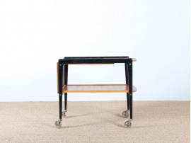 Teak serving trolley