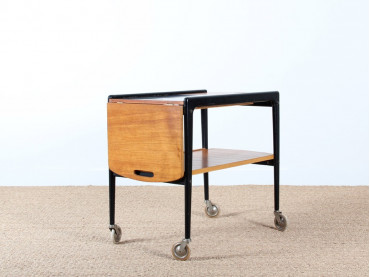 Teak serving trolley