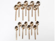 Scandinavian cutlery set Scanline in bronze. 56 pieces.