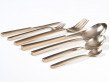 Scandinavian cutlery set Scanline in bronze. 56 pieces.