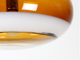 Blown glass pendant lamp