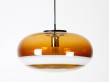 Blown glass pendant lamp