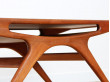 Coffee table in teak, model Smile