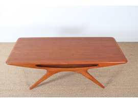Coffee table in teak, model Smile