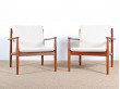 Set of Scandinavian 3-seater and 2 easy chairs