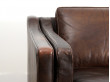 Danish 3-seater leather sofa