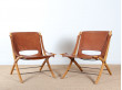 Pair of armchairs X chair