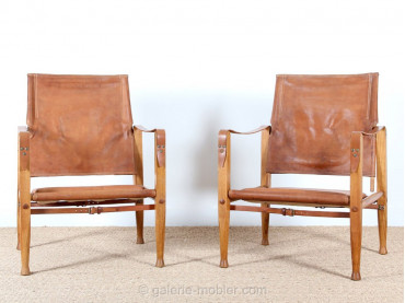 Pair of easy chairs « Safari »