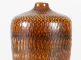 Scandinavian ceramics. Iridescent vase.