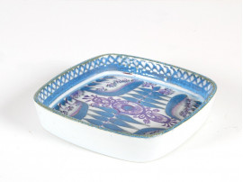 Square stoneware dish by Royal Copenhagen, motif Tenera 412/2883