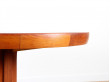 Scandinavian center dining table in teak 4/8 seats