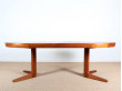 Scandinavian center dining table in teak 4/8 seats
