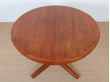 Scandinavian center dining table in teak 4/8 seats