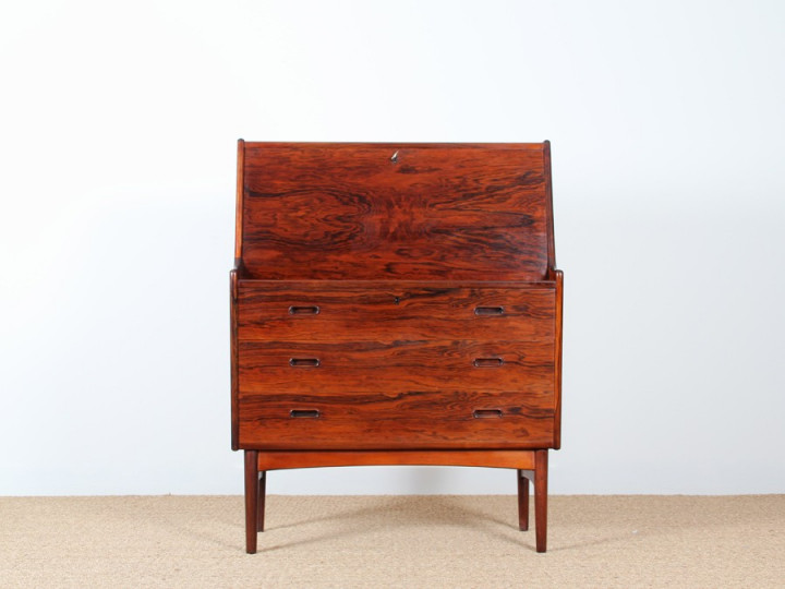 Secrétaire scandinave en palissandre de Rio modèle 37