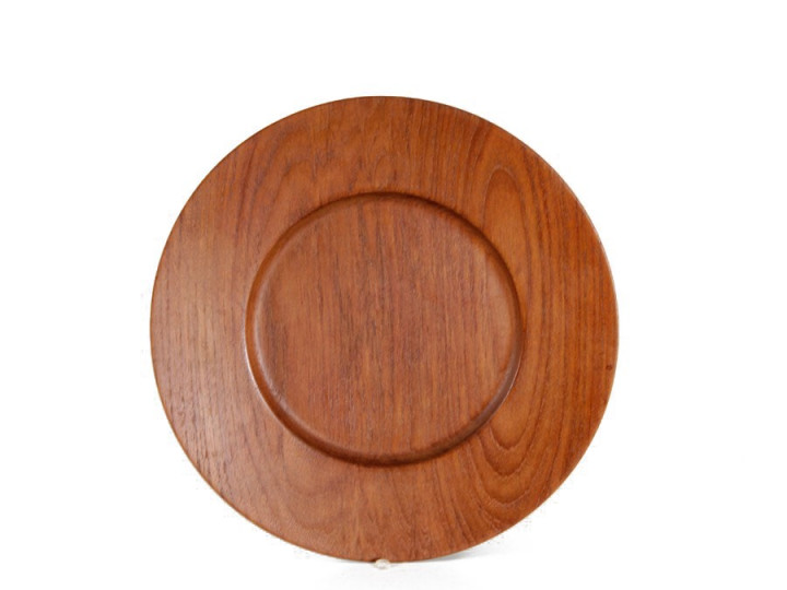 Serving dish in teak