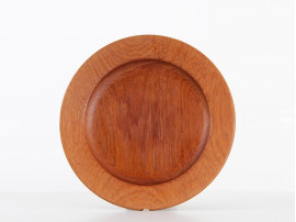 Serving dish in teak