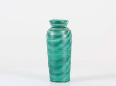 Scandinavian green vase