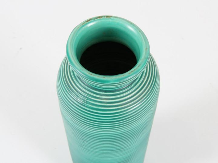 Vase scandinave vert olive