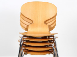 Set of six Ant chairs