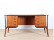 Scandinavian teak desk