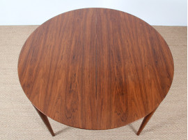 Scandinavian round table in Rio rosewood 4/8 seats.